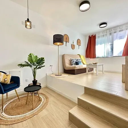 La Gofio En El Centro De Corralejo, Dos Habitaciones, Dos Banos, Terraza Privada Y Wi-fi Lägenhet